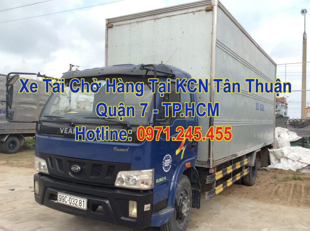 Xe Tải Chở Hàng Tại KCN Tân Thuận Quận 7 - TP.HCM