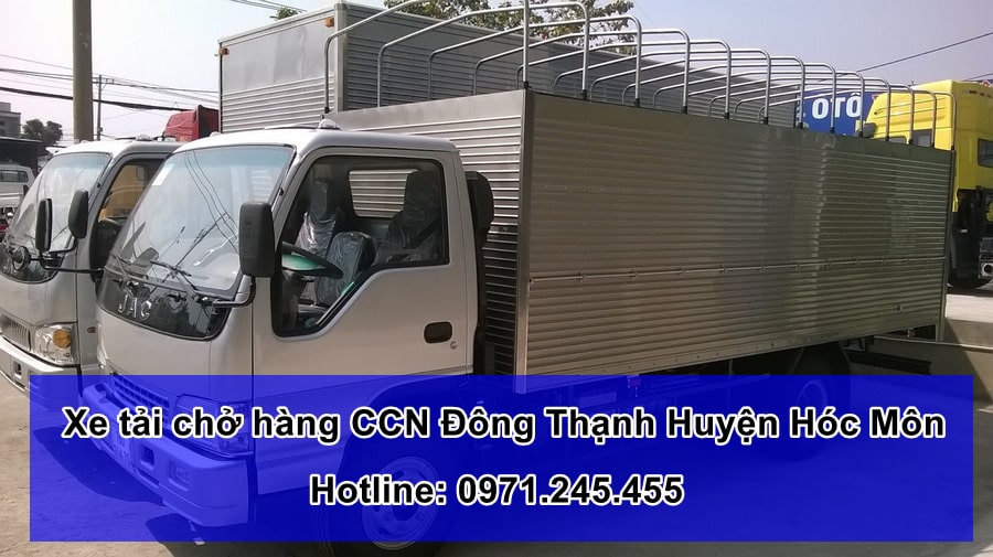 Xe tải chở hàng CCN Đông Thạnh Huyện Hóc Môn - TPHCM
