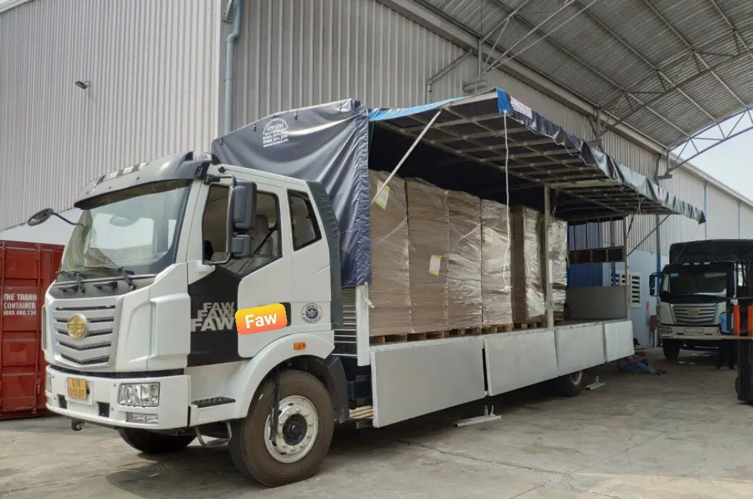 Xe tải chở hàng 8 tấn cho thuê giá rẻ tại Long An và TPHCM