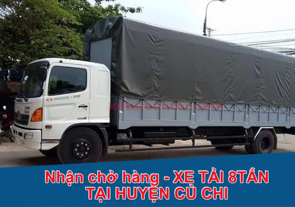 Cho thuê xe tải 8 tấn tại huyện củ chi