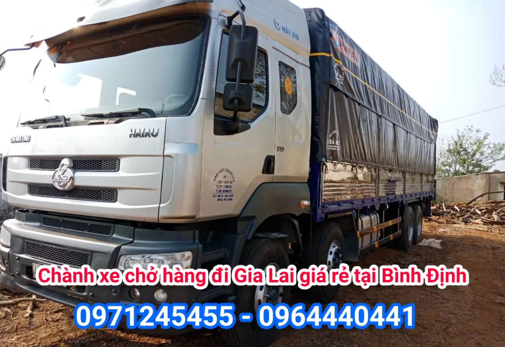Chành xe chở hàng đi Gia Lai giá rẻ tại Bình Định