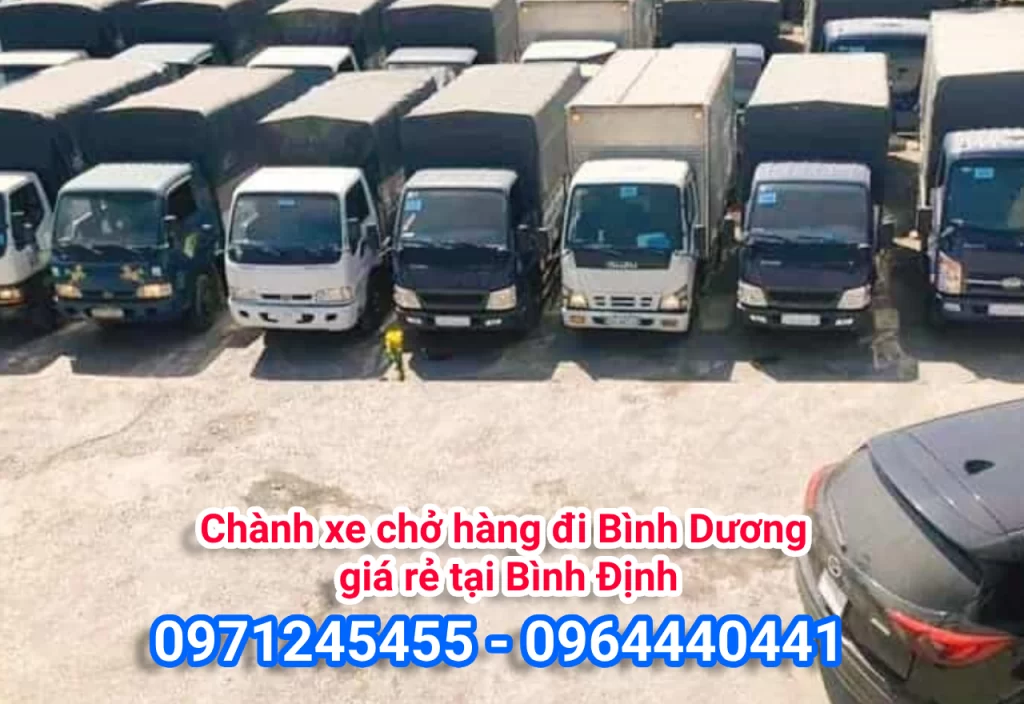 ​​Nhanh chóng, chuyên nghiệp là thế mạnh dịch vụ Chành xe chở hàng đi Bình Dương giá rẻ tại Bình Định công ty chúng tôi.
