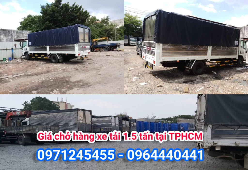 Giá cho thuê xe tải chở hàng 1.5 tấn tại TPHCM